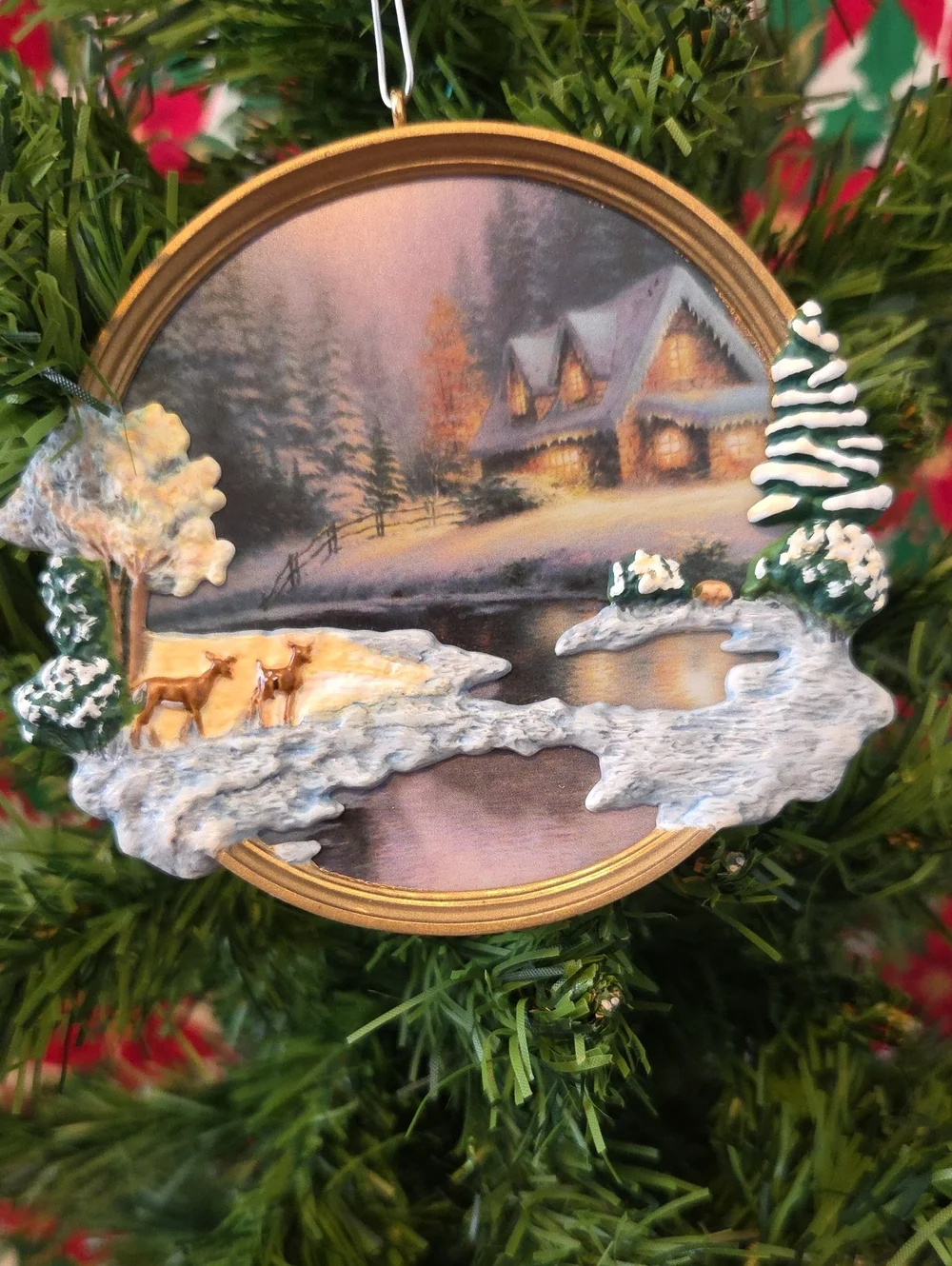 * 2002* Hallmark DEER CREEK COTTAGE By Thomas Kinkade The Painter Of Light